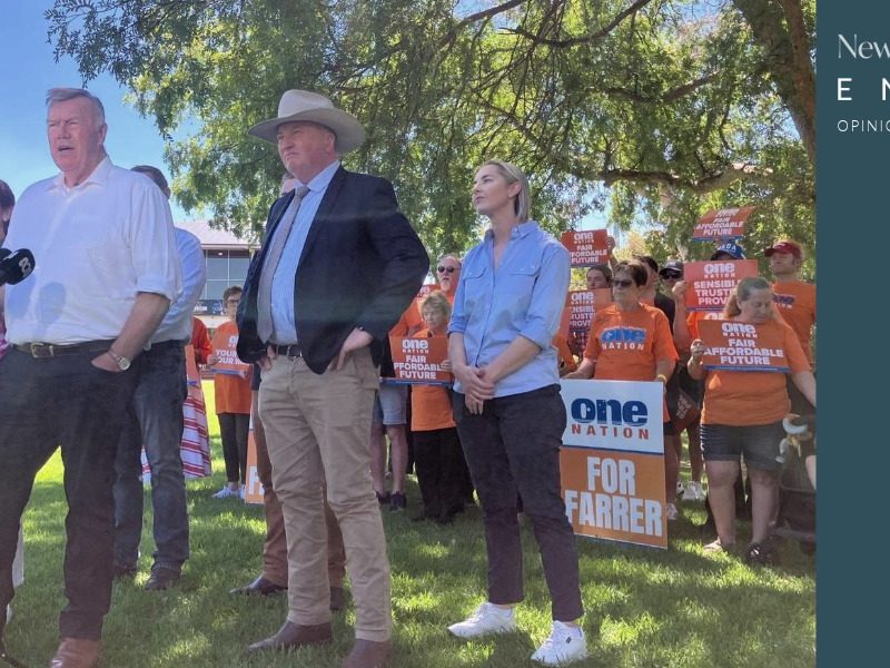 Denise’s Desk: Why flirting with One Nation is bad for Farrer — and worse for New England