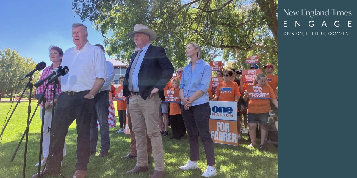 Denise’s Desk: Why flirting with One Nation is bad for Farrer — and worse for New England